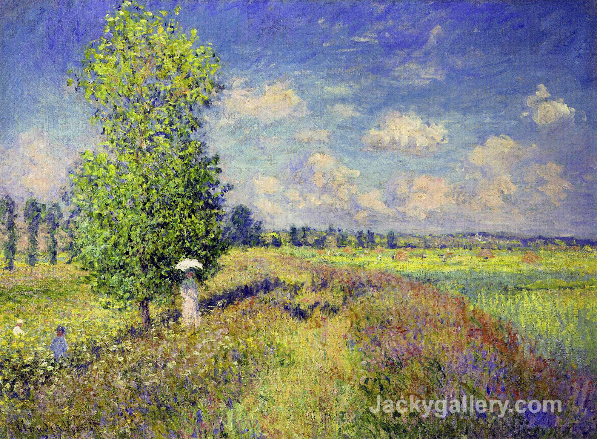 The Summer, Poppy Field by Claude Monet paintings reproduction